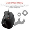 ELECOM Wired Easy Thumb Control Trackball Mouse, Sculpted Ergonomic Design, 6-Button Function with Smooth Tracking, Precision Optical Gaming Sensor, Compatible with Windows/Mac (M-XT3URBK)