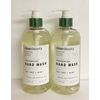 2 Bottles Tea Tree & Mint Invigorating Hand Wash with Essential Oils 16 fl oz Ea