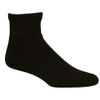 3 Pair Pack Active Pro Diabetic Socks Size 9 - 11 Ankle Length - Black