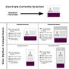 Nursing Student Badge Buddy Horizontal w/Height & Weight Conversion Charts (Standard, Purple)