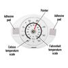 Outside Window Thermometer - Read Outdoor Temperature From Indoors With This Stick On Window Thermometer