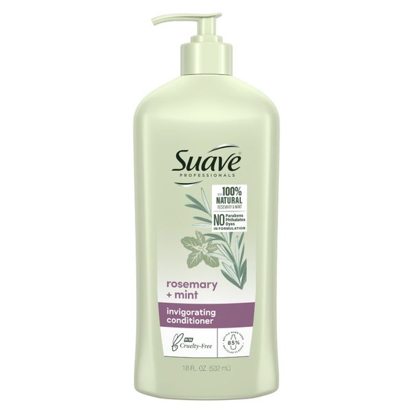 (4 pack)  Suave Rosemary & Mint Invigorating Clean Conditioner 18oz