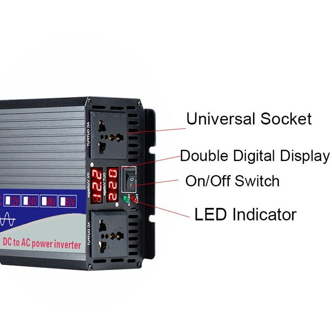 Generic Pure Sine Wave Inverter 12v 220v 48v 110v 3000W 4000WInversor  Voltage Transformer Power Converter Solar Inverter