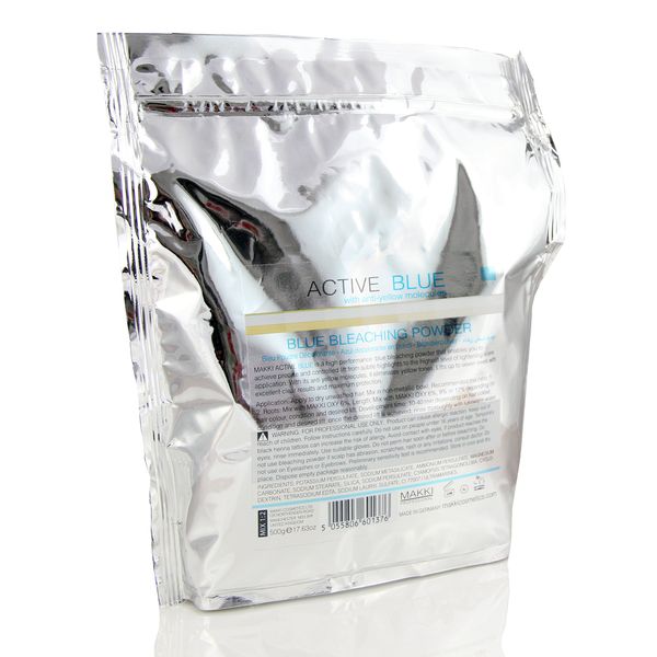 Active Blue Hair Bleach Bleaching Powder with ANTI YELLOW molecules 500g