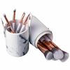 Professional Cosmetic White Marble Makeup Brushes Set 10 Pieces