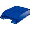 Leitz 5226 Plus Briefkorb, 7 cm Höhe, stapelbar, transparent (Blau, 20)