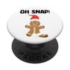 Gingerbread Man Oh Snap Cookie Christmas Stocking Stuffer PopSockets Swappable PopGrip