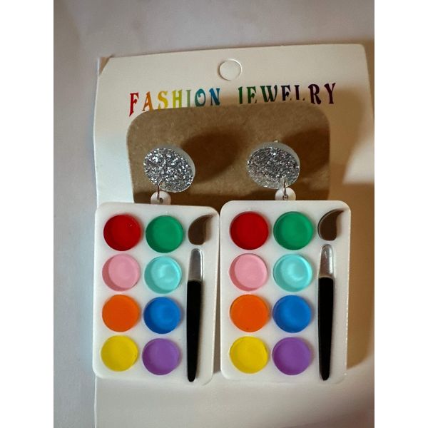 Paint Tray Earrings