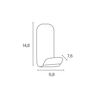 UNILUX Magnetic Coat Stand White