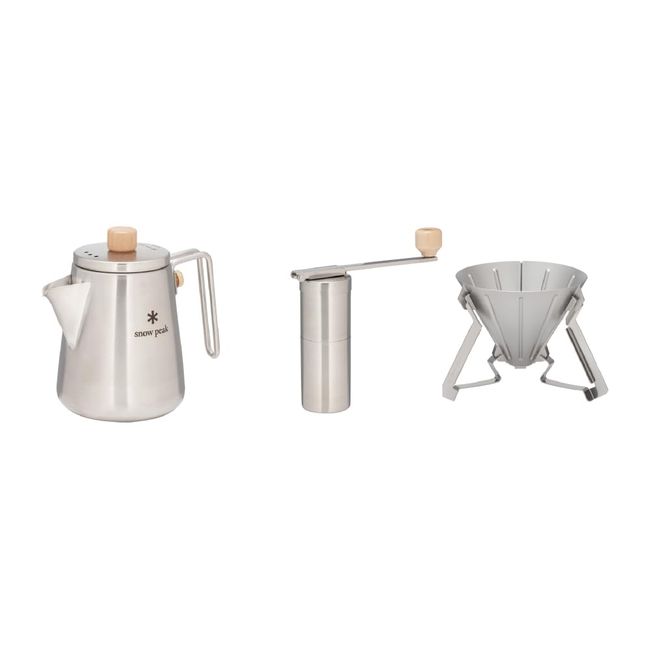 Snow Peak FK-308 Snow Peak Festival Fall 2023 Field Play Set, Barista Set, Kettle, Mill, Dripper, Coffee, Camping, Outdoor Activities