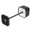 Olympia Lucca Table Lamp Squared Dome Black - 200mm