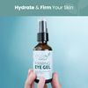 Anti-Aging Eye Gel - Luxurious Hydrating Under Eye Cream For Dark Circles and Puffiness, Bags, Crows Feet, Wrinkles - With Hyaluronic Acid & Skin-Firming Peptides Eye Serum (2 oz.)