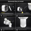 200W Outdoor LED Security Flood Light PIR Motion Sensor 4000lm Ultra Bright IP65