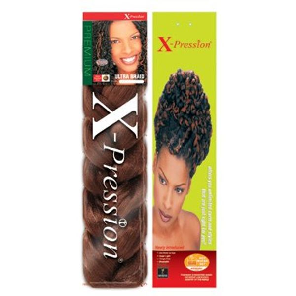 X-Pression Braid: Honey/Fudge/Caramel Colour. Colour 27