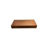 Rok Hardware Single Piece Floating Kitchen Shelf, 12 Inch Length, Walnut Finish