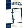 Meetings Notes Refill (30 Sheets) for Personal Size Personal Organiser (6 Ring Mechanism)
