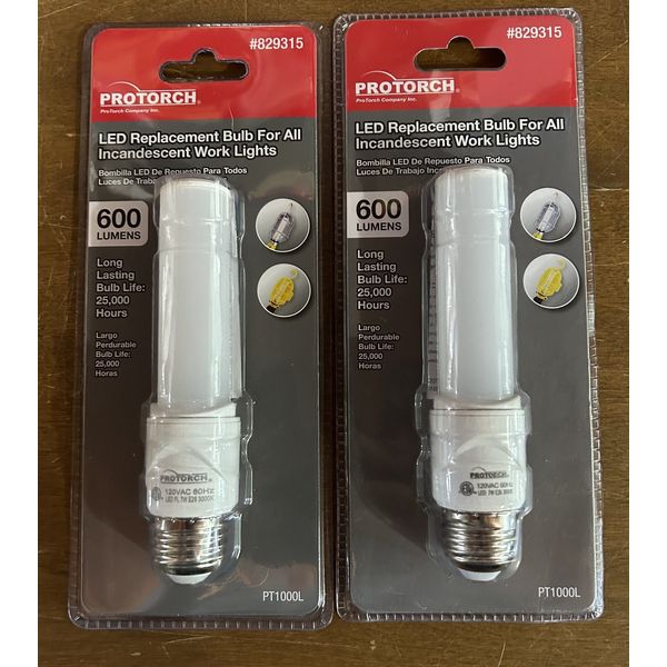 2 ProTorch LED 600 Lumens Replacement Bulb FREE SHIP!!!!!