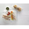 Lekue 4 Cavity Micro Perforated Mini Baguette Baking Pan, Brown