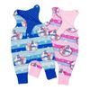 SCHNEEMANN rosa Strampler Winter (68)