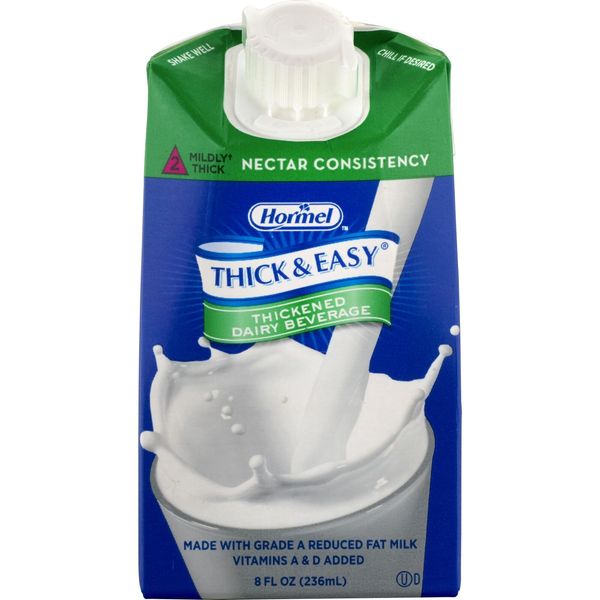 Thick & Easy Dairy Thickened Beverage Milk 8 oz Carton 27 Ct