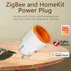 Smart Plugs, ZigBee Smart Socket with Timer and Power Consumption Monitoring, Programmable Plug Controlled by the Tuya App, 16A Voice Control Smart Plug Compatible Alexa & Google Home, 1 Pack