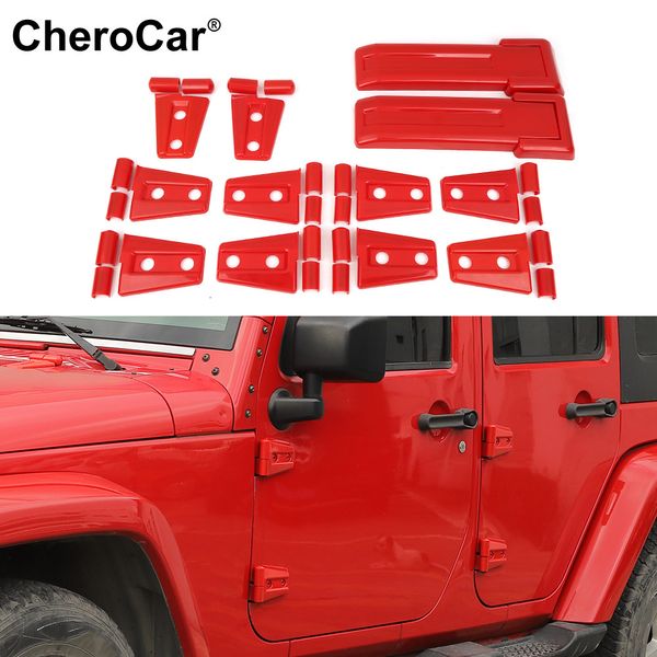 Engine Hood Door Hinge Tailgate Hinge Cover Trim Shell Guards For Jeep Wrangler 
