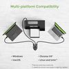 IOGEAR 2 Port USB 2.0 Switch - Auto Printer Switch - Manually or Auto Control - LEDs Indicate - Plug n Play - GUB231