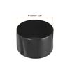 Rebower 4 Pack Screw Thread Protector Cover Rubber End Caps, [for Screw, Bolt, Rod End Cap] - 4"(100mm) ID/Black