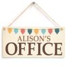 Personalised Office Sign - Custom Home Office Plaque