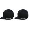 Flexfit Uni 6089OC-Organic Cotton Snapback Cap, Black, one Size