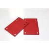 Cal 7 Skateboard Riser Pads 1/8” (Red)