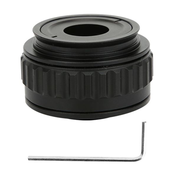 Microscope Adapter Camera Adapter 0.35X CTV Microscope Lens Camera Interface Adapters Mount Lens Adapter Microscope Accessory for Trinocular Stereo Microscope