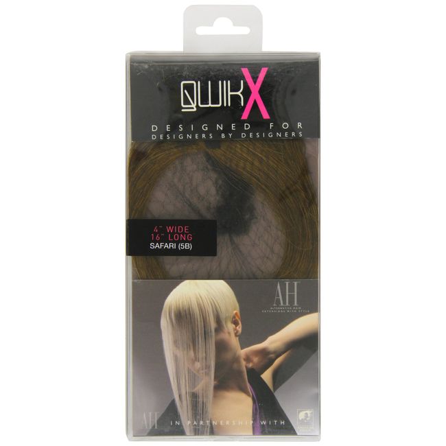 Qwik X 100 Percent Indian Remi Human Hair Tape Hair Extensions Colour 5B Safari 41cm