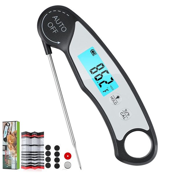 Meat Thermometer for Grill,Cooking BBQ.Waterproof Instant Read Food Thermometer