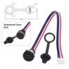 cablecc 5pcs/Set DC 5V/20V PD Power DIY OEM Type C Female Socket to 4Pin Header Cable Pitch=2.0mm Panel Mount