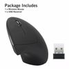 Ergonomic Optical Vertical Mouse 6 Keys USB Wireless Mice 2.4GHz 1600DPI for PC