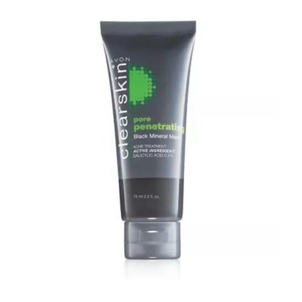 Avon Clearskin® Pore Penetrating Black Mineral Mask-New -Sealed