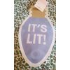 Holiday Light Bulb Wine Dispenser Bag/Pouch - Flask - NEW