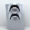 3D Cabin Bracket Compatible With PS5 And Compatible With Dual Sense Controller - Minimal Wall Mounting Kit Set Bracket Pack For Digital Console White Right