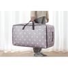 DOKEHOM 105L Large Underbed Clothes Storage Bag with Zip, Moisture proof (Grey)