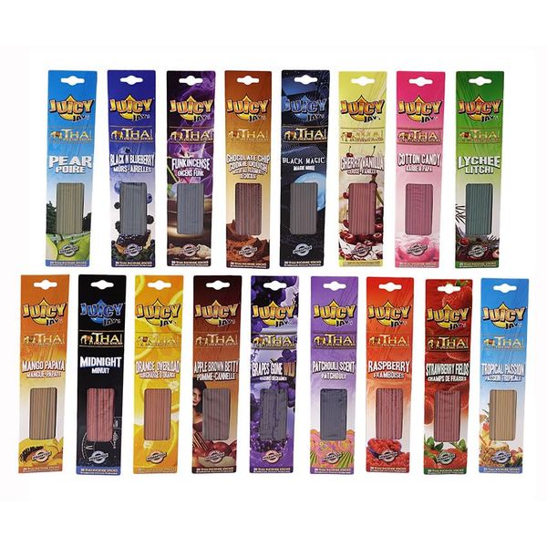 Juicy Jay's Thai Räucherstäbchen SUPERMIX, 17 verfügbare Aromen 17 Packungen