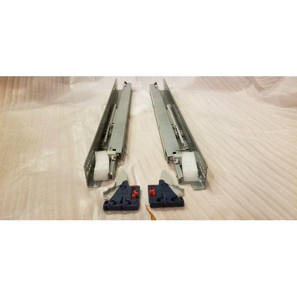 KV MUV HEAVY DUTY DRAWER SLIDE, 18" ,SOFT CLOSE, 3/4" MATERIAL & LOCKING DEVICE