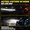 H7 LED Headlight Bulbs Conversion Kit Hi/Lo Beam 80W 8000LM 6000K Super Bright