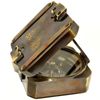 Medieval Replicas SOLID Brass Brunton 3 inch Compass Collectibles Compass Gift Item POCKET COMPASS