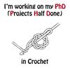 CafePress Crochet Phd Mug 11 oz (325 ml) Ceramic Coffee Mug