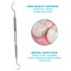 Dental Teeth Cleaning Dentist Scraper Pick Tool Calculus Plaque Floss Pets Dog