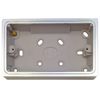 G&H 710C 2 Gang Polished Chrome Surface Mounted Double 35mm Pattress Box