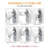 Overseas Conversion Plug, TESSAN Outlet Conversion Plug, International Travel Power Conversion Plug, Worldwide Compatible, Power Conversion AC Adapter, Multi Conversion Plug, C/BF/O/A Type, 3 USB-A