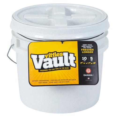 Gamma2 Vittles Vault Dog Food Storage Container, Up to 10 Pounds Dry Pet Food Storage, Made in USA