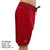 Boys Junior Guard Shaka Boardshorts Red-36